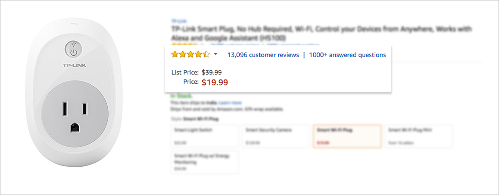 Smart Plugs Prices
