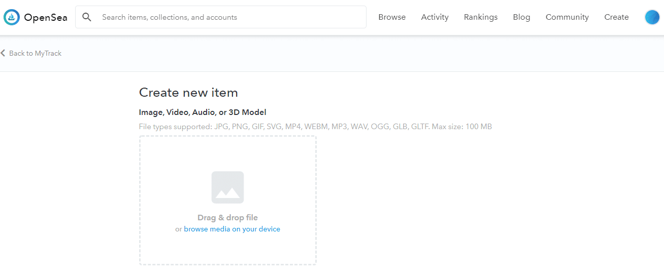 create item