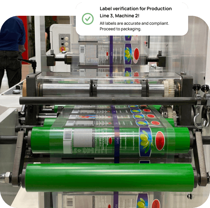 AI-driven Label Verification System